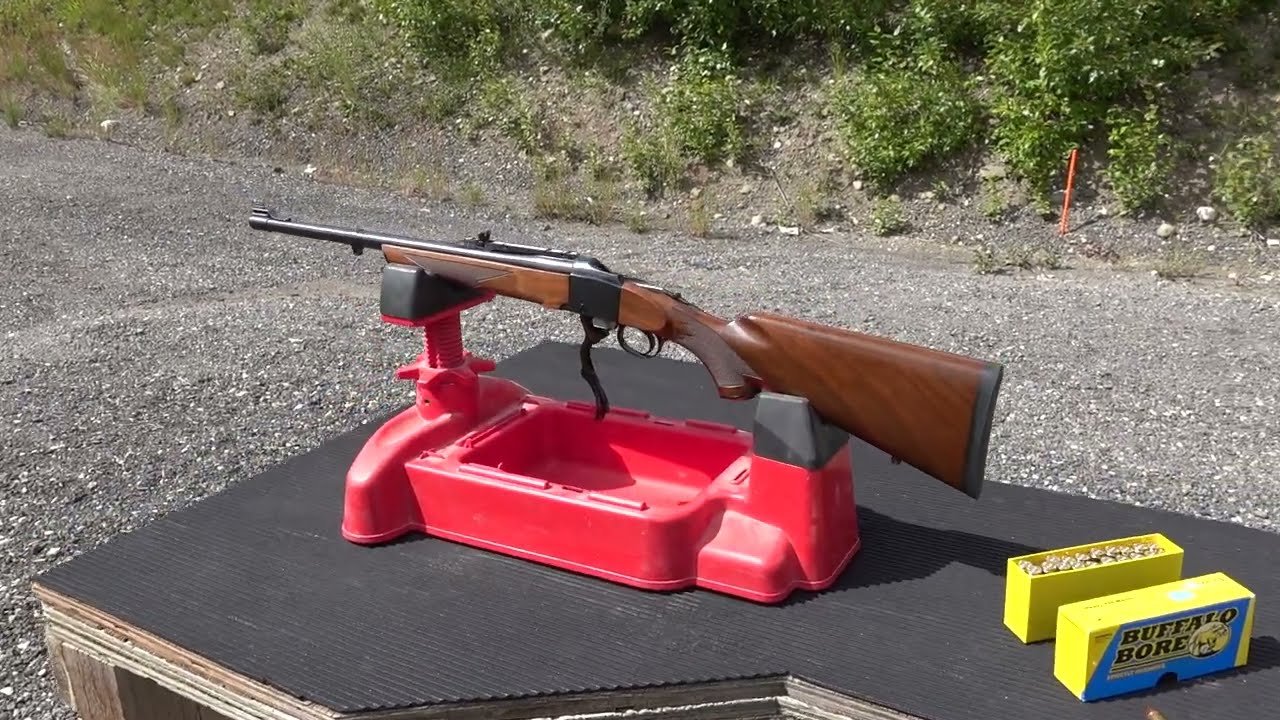 Buffalo Bore Heavy .450 Marlin ammo & Ruger No.1 demo