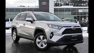 Silver 2021 Toyota RAV4 XLE AWD Walkaround - Kelowna Toyota