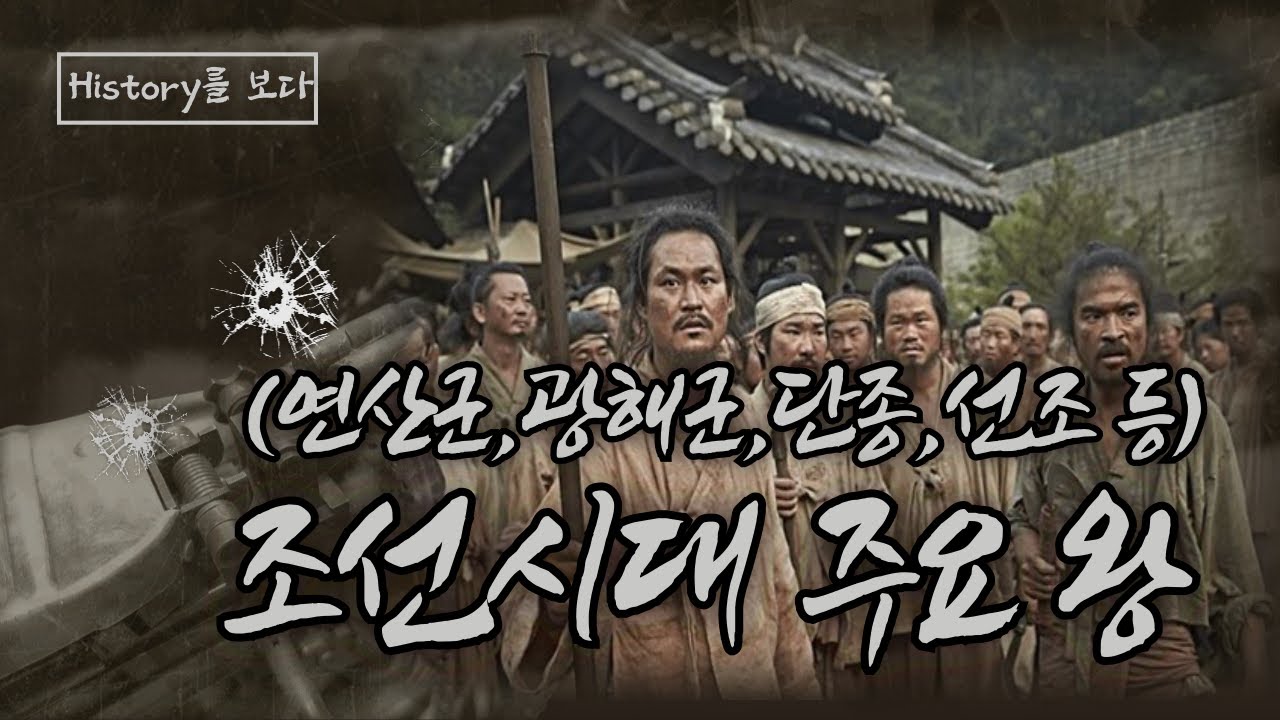 [역사를 보다] 조선시대 주요 7대 왕 요약 /연산군/광해군/단종/선조/중종/성종/명종/역사이야기/오디오북 - YouTube