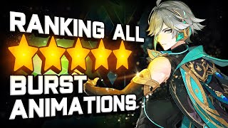 Ranking All 5 Star Burst Animations | UPDATED For Sumeru!