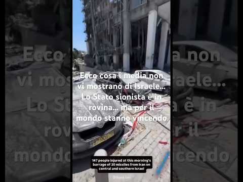 Ecco cosa i media non vi mostrano di Israele...Lo Stato sionista è in rovina ma per il mondo vince