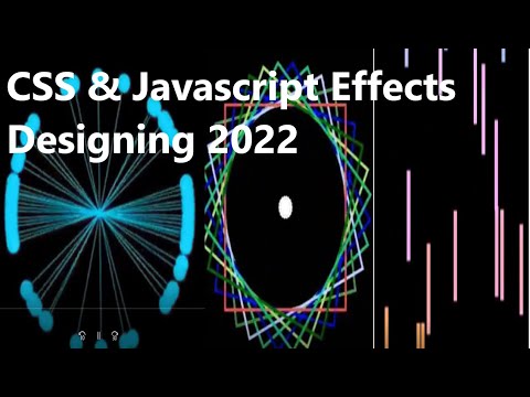 Trending Top 3 CSS & Javascript Effects Designing 2022 / Animated css Effect /