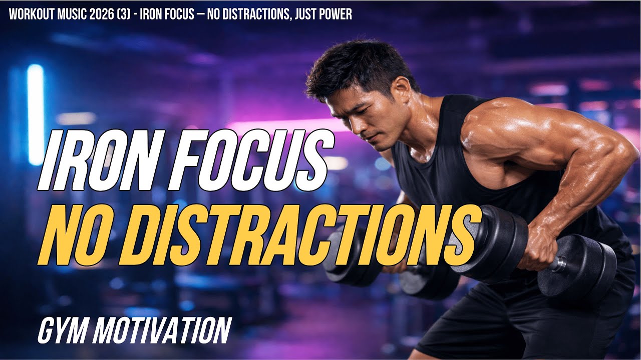 Workout Music 2026 (3) - IRON FOCUS – No Distractions, Just Power