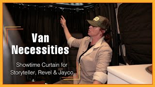 Van Necessities: Showtime Curtain for Storyteller, Revel, Jayco & Entegra Vans by Canyon Adventure Vans 435 views 1 month ago 1 minute, 24 seconds