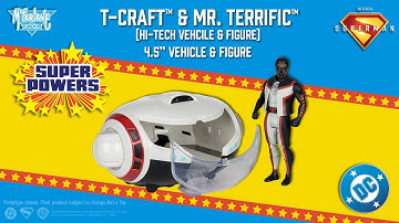 NEW DC Direct: Super Powers™ Mr. Terrific™ & T-Craft™ 4.5" Figure & Vehicle | Action Figure Showcase