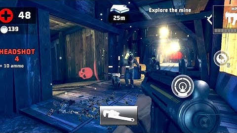  Survival the zombie Explore the mine in | Dead trigger 2 Android gameplay |