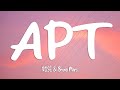 ROSÉ Bruno Mars APT Lyrics 
