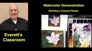Painting a Crocus Flower