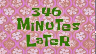 346 Minutes Later | SpongeBob Time Card #50 Resimi