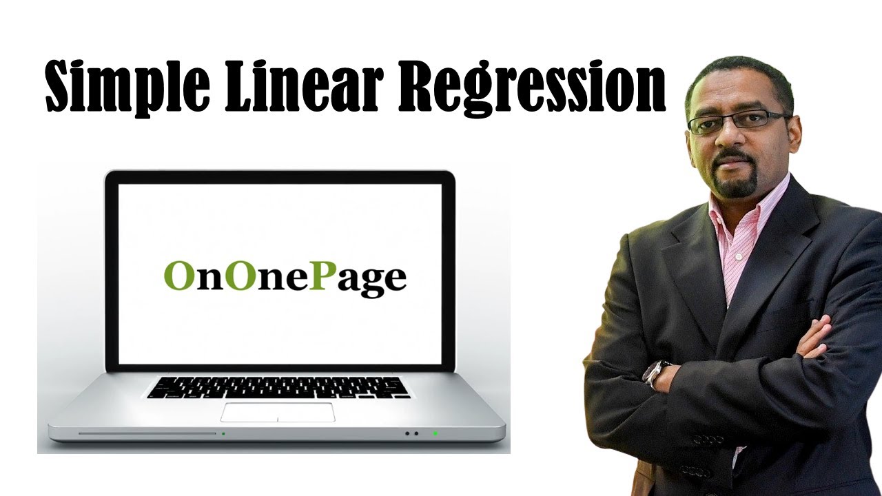 Simple Linear Regression Explained On One Page - YouTube