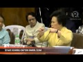 Miriam on Enrile: Silence means consent