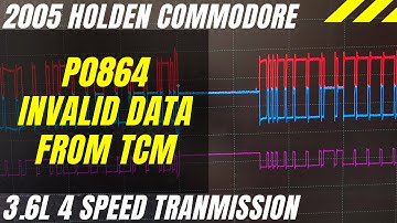 Holden Commodore P0864 Invalid Data from TCM - transmission fault
