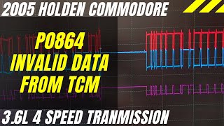 Holden Commodore P0864 Invalid Data from TCM - transmission fault