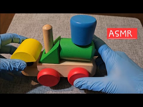 ASMR Wooden Blocks & Glove Sound Triggers (Lo-fi) 