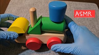 ASMR Wooden Blocks & Glove Sound Triggers (Lo-fi) 