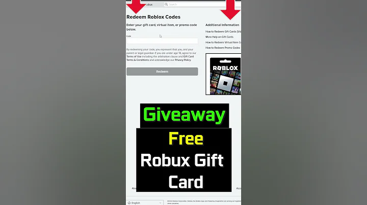 How to Redeem Roblox Gift card codes + FREE ROBUX (Robux Giveaway) #giveaway #roblox #robux #shorts