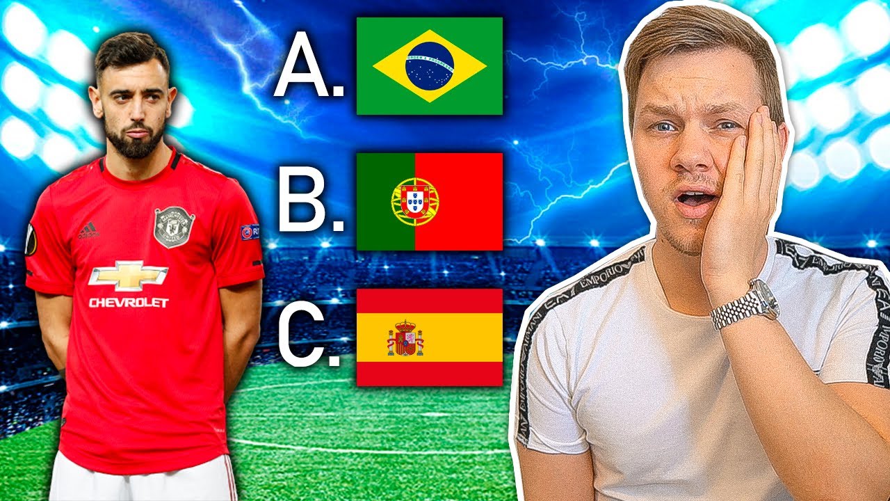 GÆT HVOR FODBOLDSPILLEREN ER FRA ELLER JEG SKAL SLÅ MIG SELV!