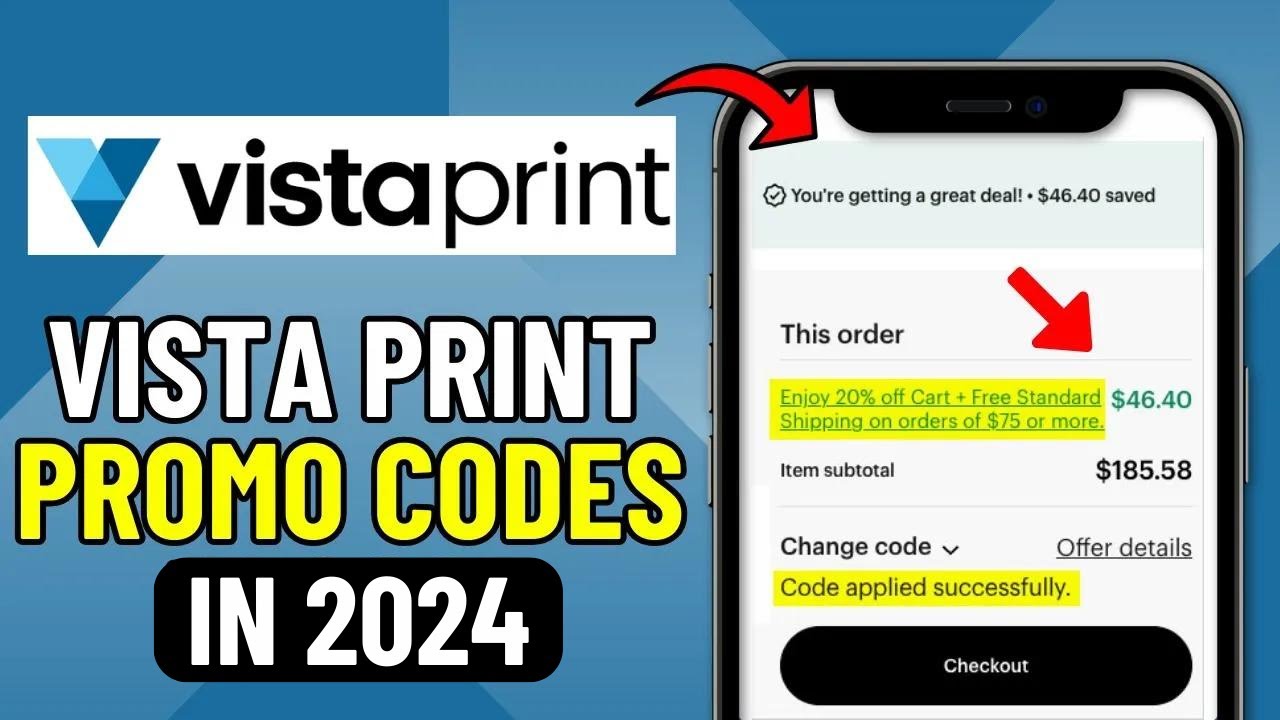 How To Get Best VistaPrint Promo Codes 2024 | VistaPrint Discount Code ...