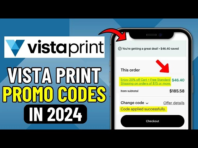 25% OFF - VistaPrint Promo Code - January 2024