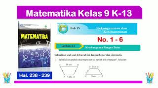 Exercise 4.3 Mathematics Grade 9 Chapter 4 - Similarity of Plane Shapes - Pages 238 - 239 - No. 1... Exercise 4.3 Mathematics Grade 9 Chapter 4 - Similarity of Plane Shapes - Pages 238 - 239 - No. 1...