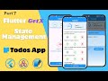 Todos app in Flutter || Flutter Todos App in Flutter with Sqlite and Getx || Part 7 , #getx #flutter