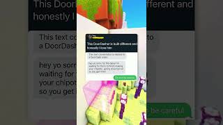 This DoorDasher is built different 💀