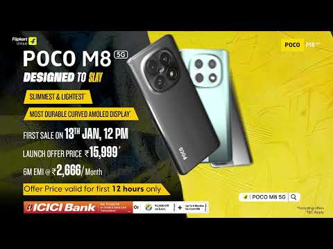 POCO M8 5G | Designed to Slay
