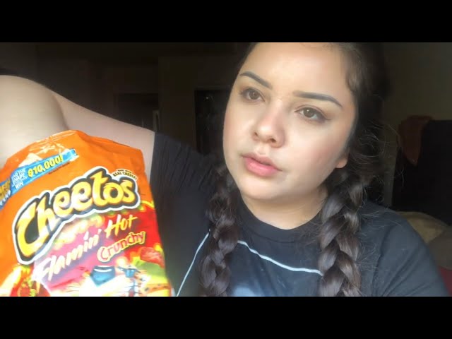 ASMR** EATING HOT CHEETOS 🌶 ❤️