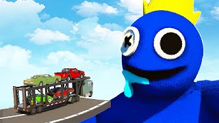 Blue Rainbow Friends vs Cars | Teardown