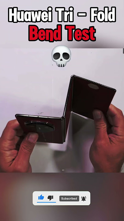 Huawei TRI-FOLD Phone BEND TEST – Did It Just SNAP?! 😱🔥#shorts#viralvideo
