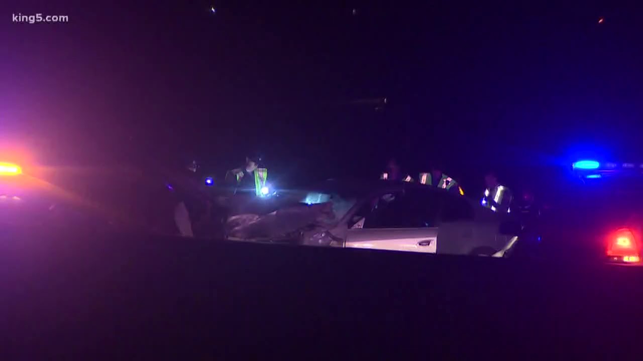 Fatal crash closes SR 516 in Kent - YouTube