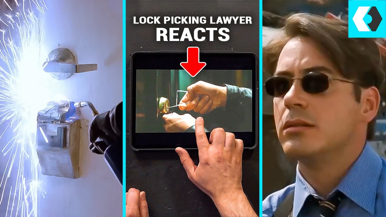 Lock Picking Lawyer Reacts to Hollywood Lock Picking - TKOR Reacts