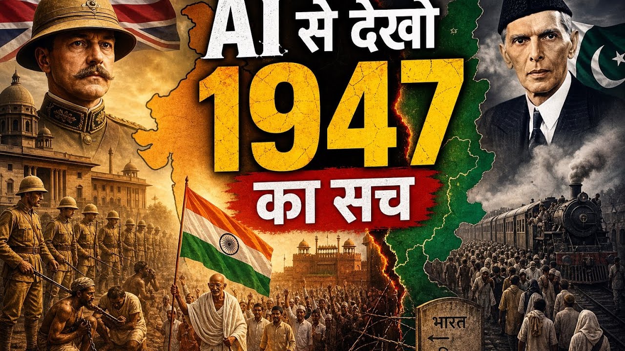 Ai से देखो 1947 का सच | The Dark Truth of 1947 Partition | India-Pakistan History #history #1947