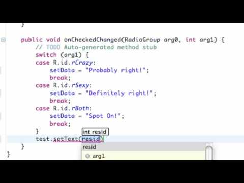 Android Application Development Tutorial   49   StartActivityForResult setup   YouTube