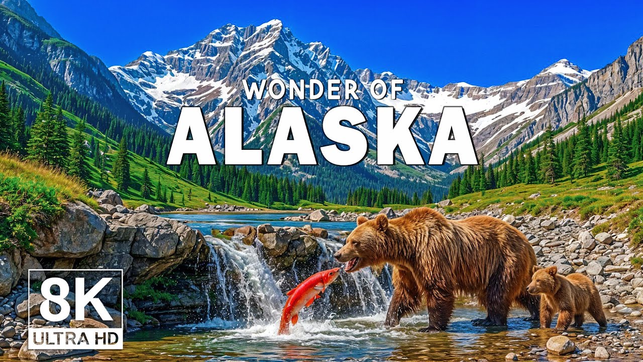 ⁣Wonders of Alaska – Discover Glaciers, Wildlife, and Endless Wilderness | Travel Video 4K