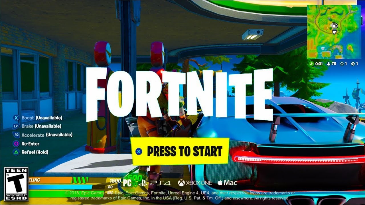 *NEW* FORTNITE CARS EVENT OUT NOW! CARS UPDATE & NEW MAP! (FORTNITE BATTLE ROYALE)