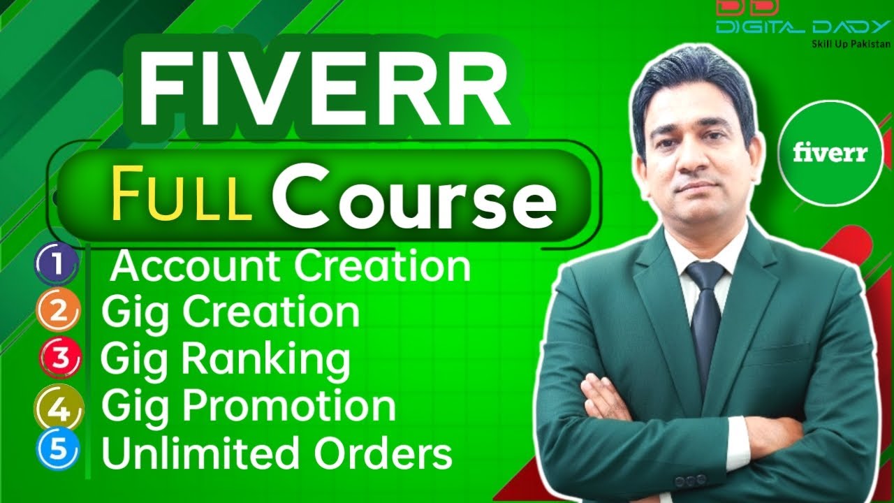 Fiverr Course 2025 l Fiverr Account Gig Create 2025 l Fiverr Gig Ranking Tips