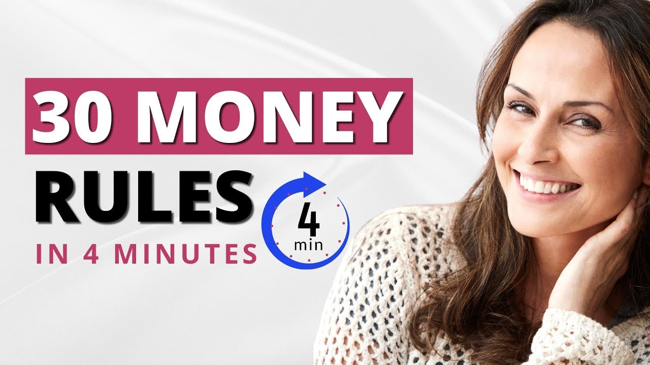 30 Money Management Tips in 4 Minutes | Rules of Money
