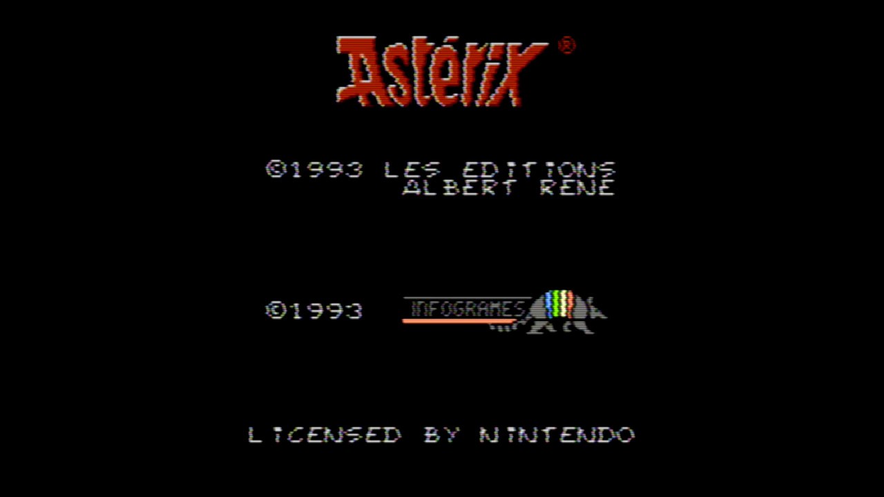 [NES] Introduction du jeu 
