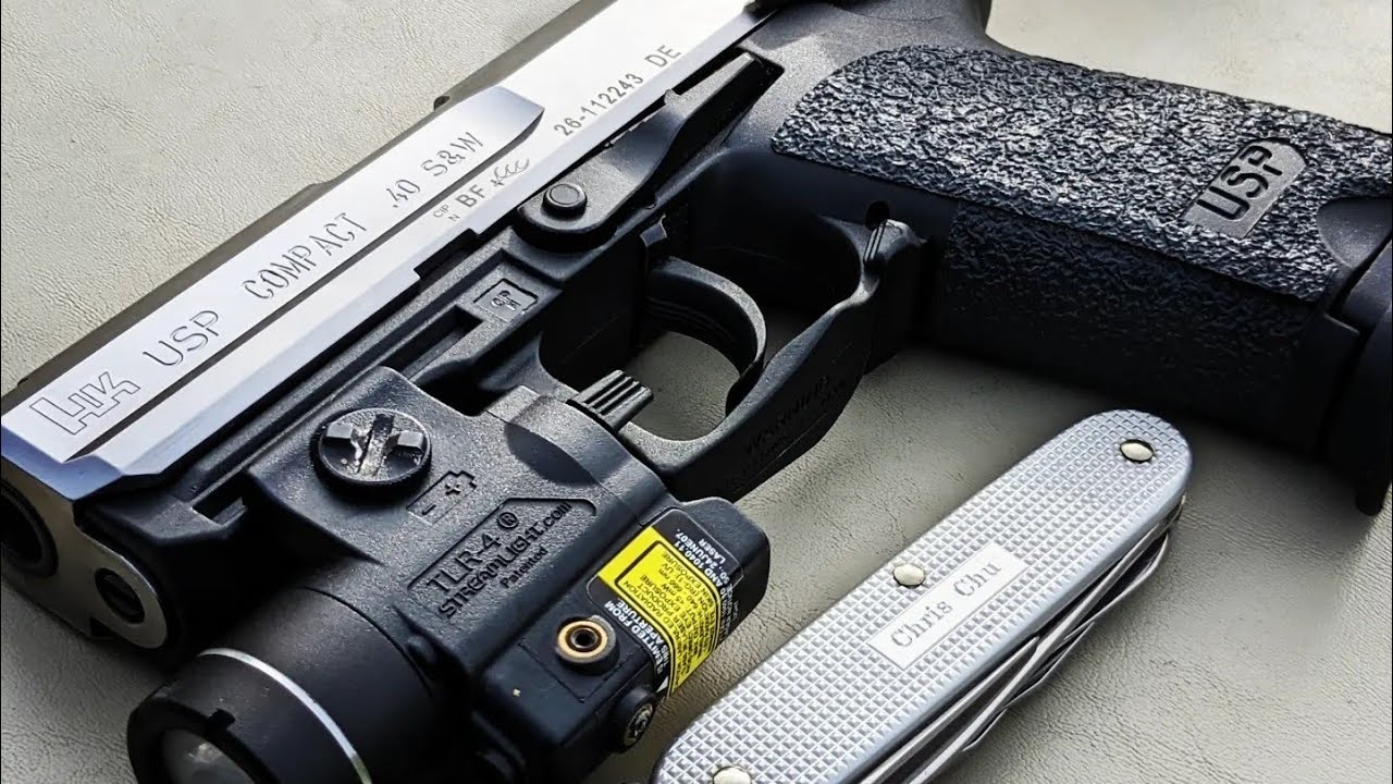 USPコンパクト＆ライト TOKYO MARUI H&K USP 9 COMPACT + TLR-7 TYPE (replica) FLASH LIGHT