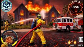 Fire Truck City Rescue Simulator 3D - US Emergency 911 Ambulance Driving - Android Gameplay part 3 screenshot 1