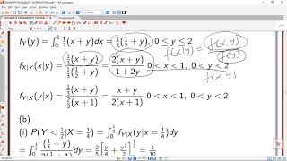 Conditional Bivarite Continuous Random Variable