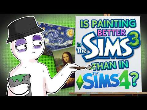 Rags to Riches with Painting - The Sims 3 vs The Sims 4