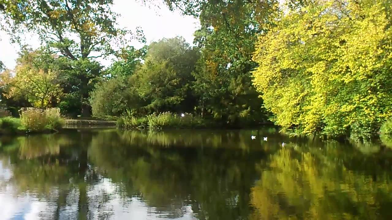 Autumn at Glos uni - the Park