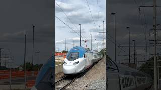 Acela 2249 Through New Carrollton #shorts #amtrak #acelaexpress #train #amtraktrain
