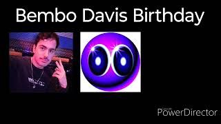 Bembo Davis Birthday