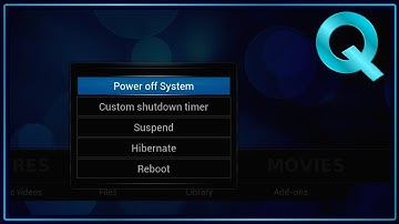 How to Remove Exit Button from Power Off Menu in Kodi