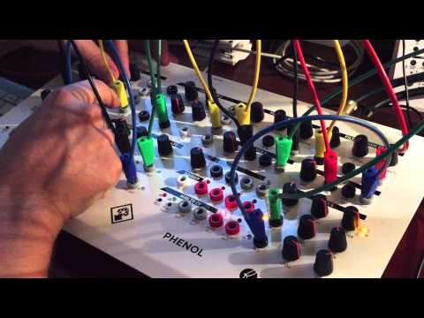 PHENOL - patchable analog synth (test 01)