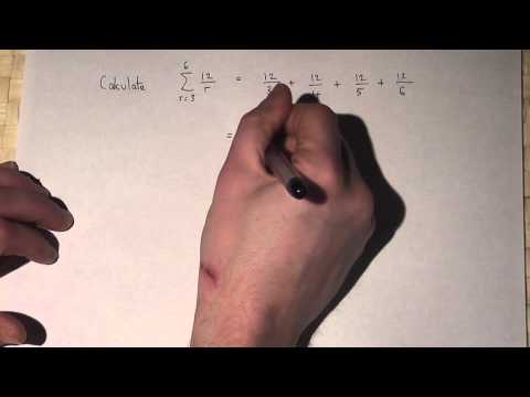 Summation and the SIgma Notation