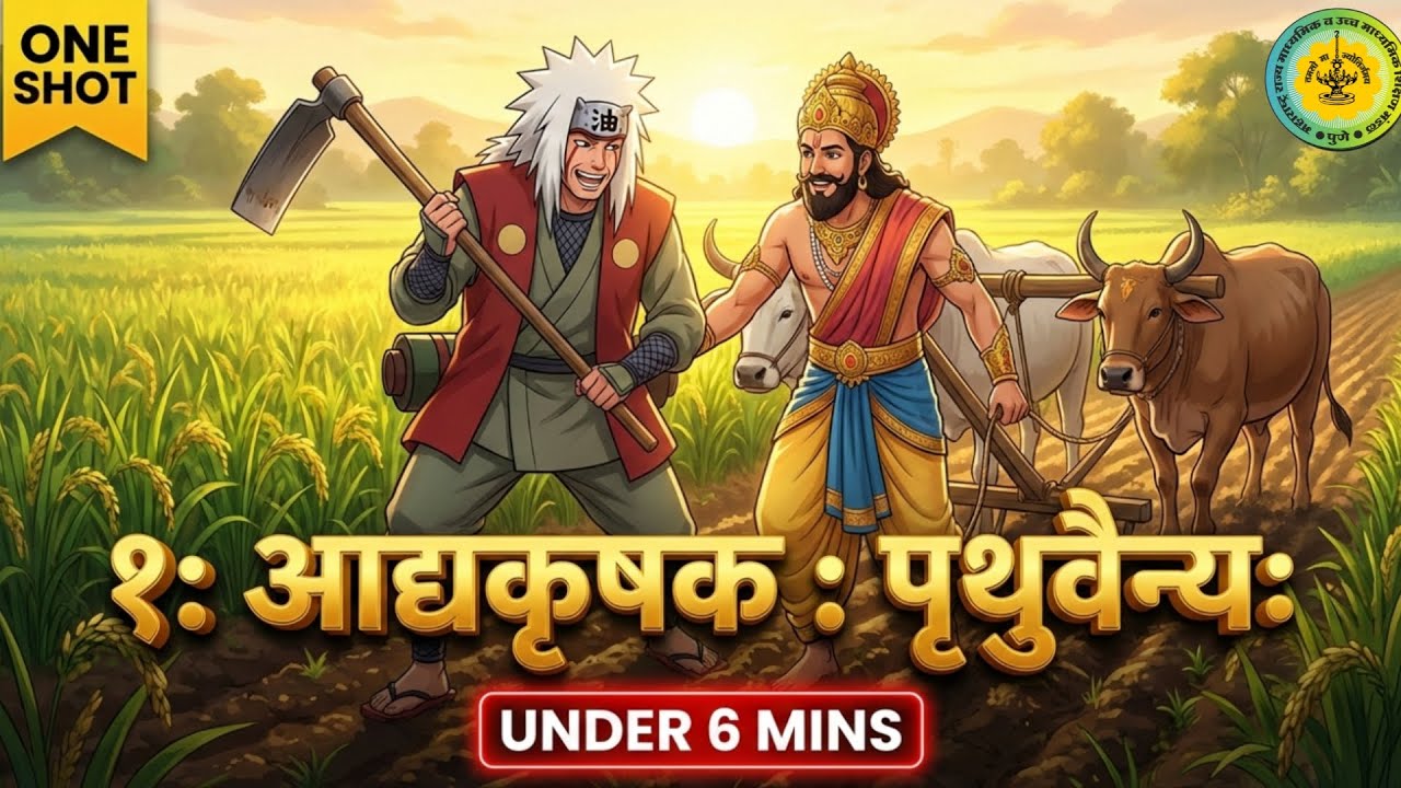 Don't Skip This Chapter! 🛑 आद्यकृषक : पृथुवैन्यः Full Story in 6 Mins | 10th Sanskrit